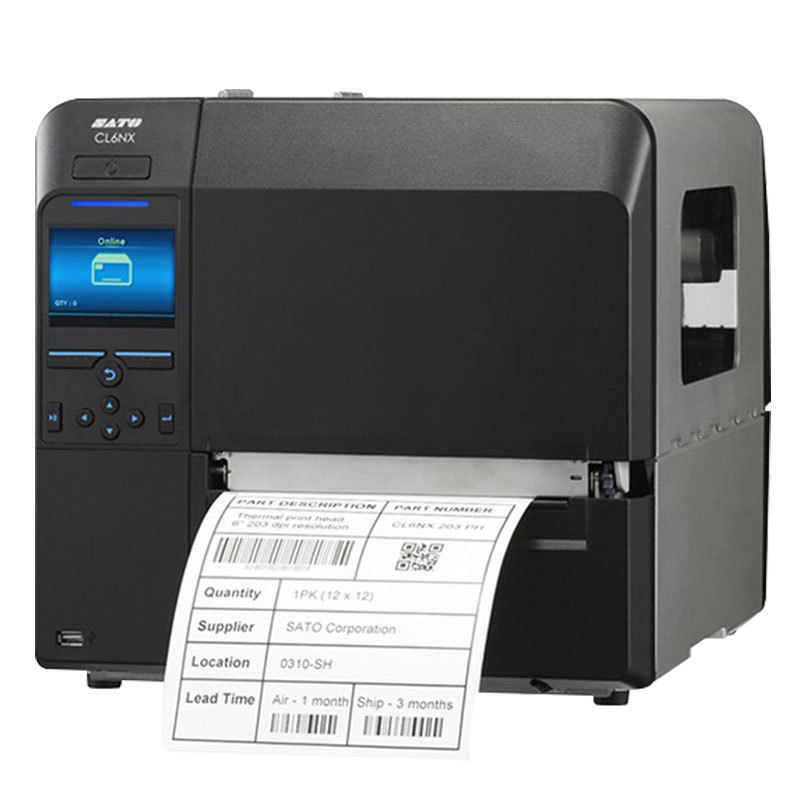 SATO CL6NX寬幅智能工業(yè)條碼標(biāo)簽打印機 6.5英寸寬的CL608e升級版，賦能高效熱收縮包裝